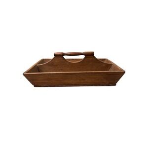 Primitive Wooden Caddy or Tote‎